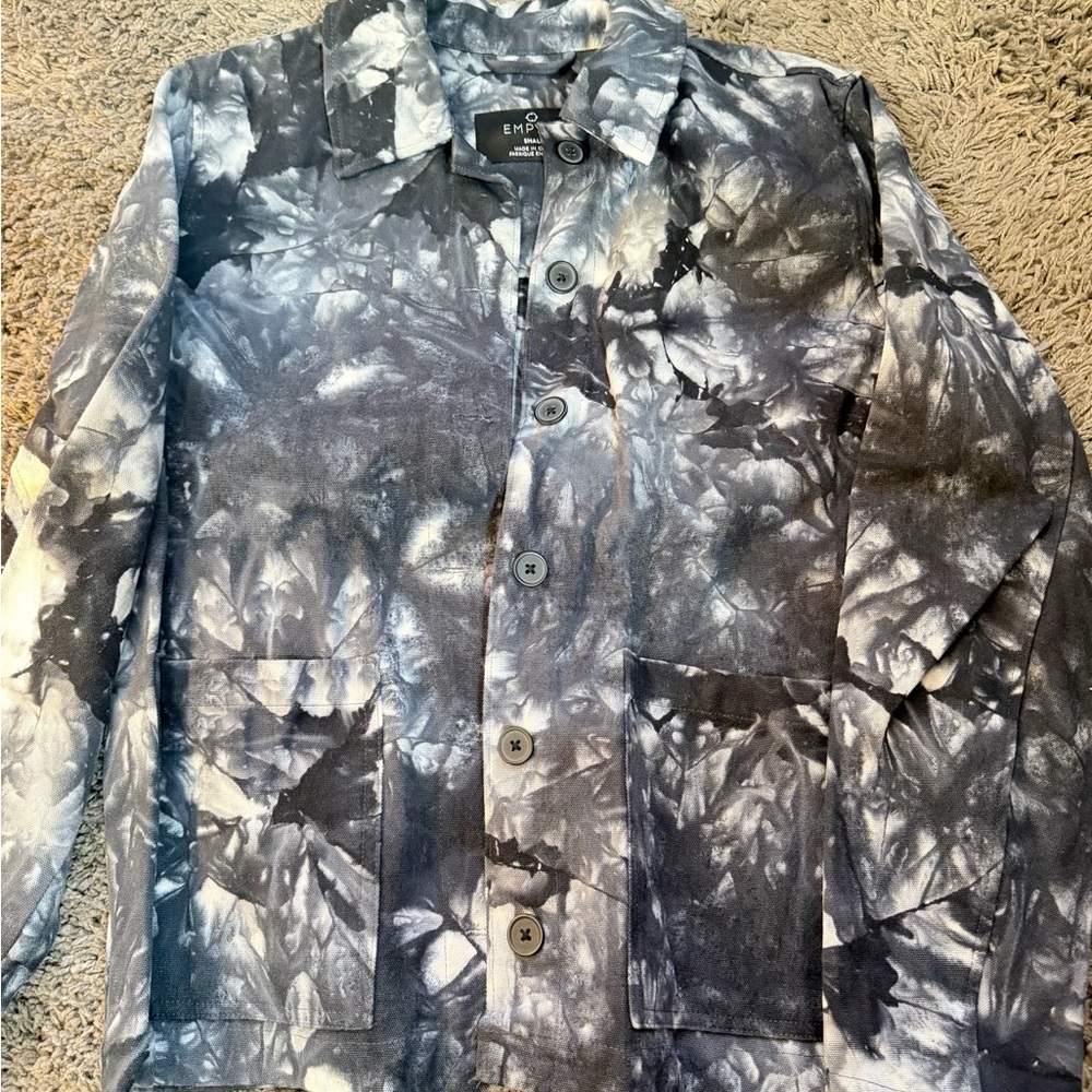 Empyre Black and Gray Tie-Dye Jacket